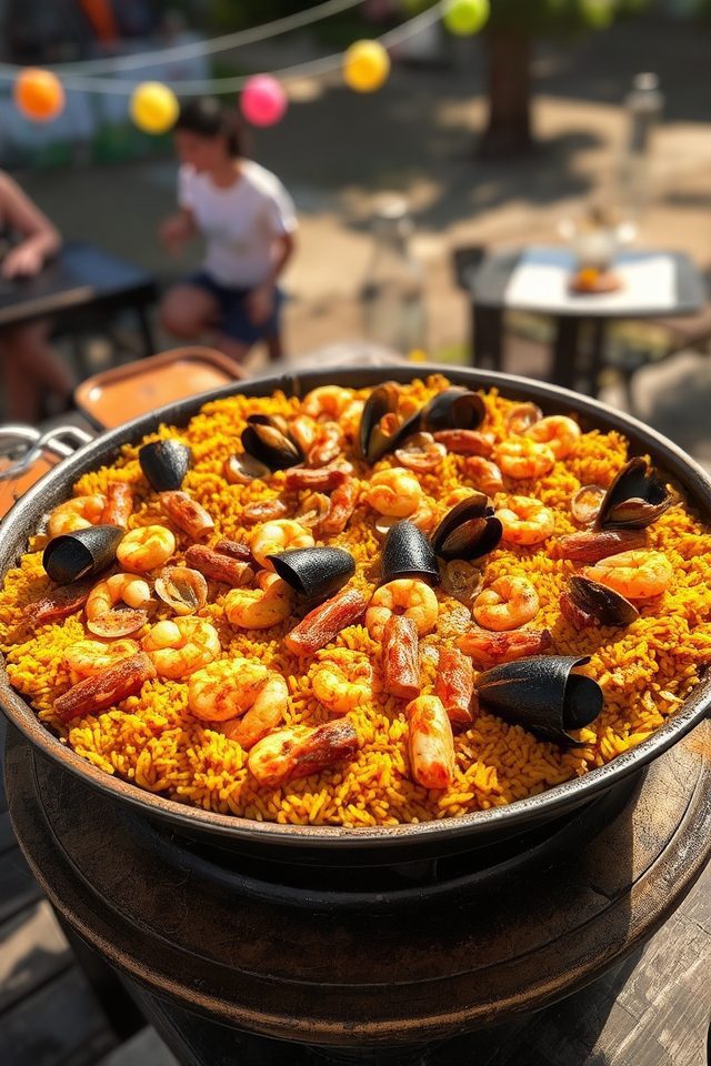 savory spanish seafood dish