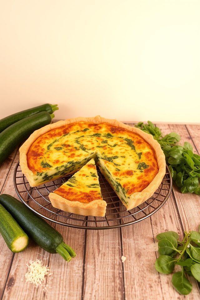savory summer zucchini quiche