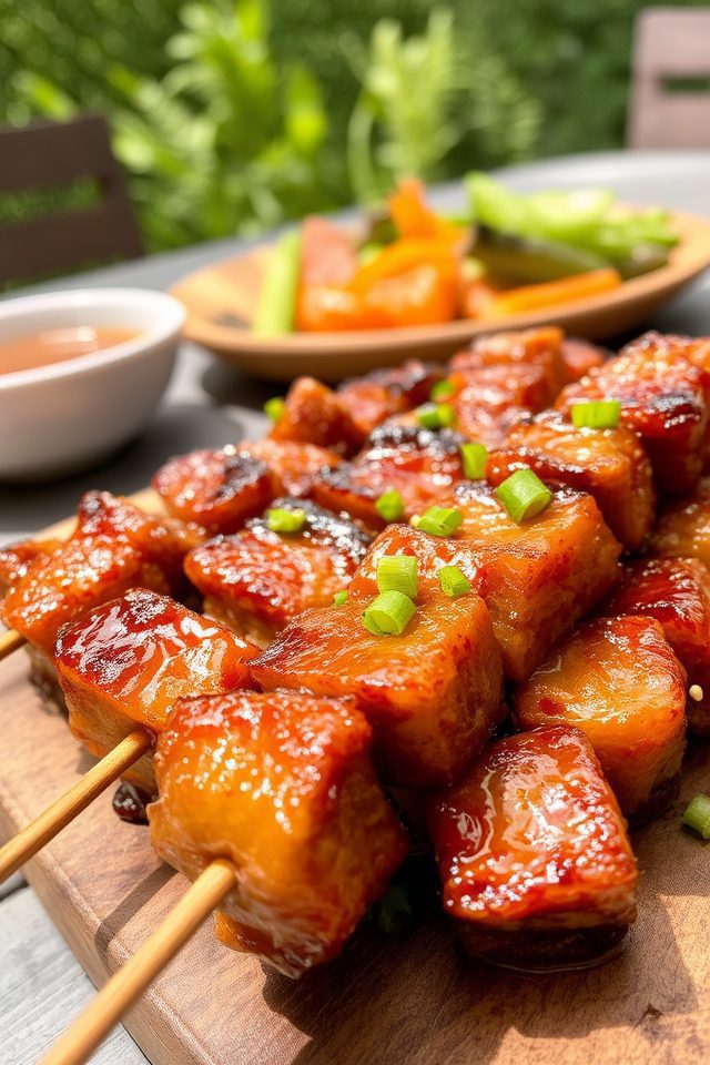 savory sweet grilled beef