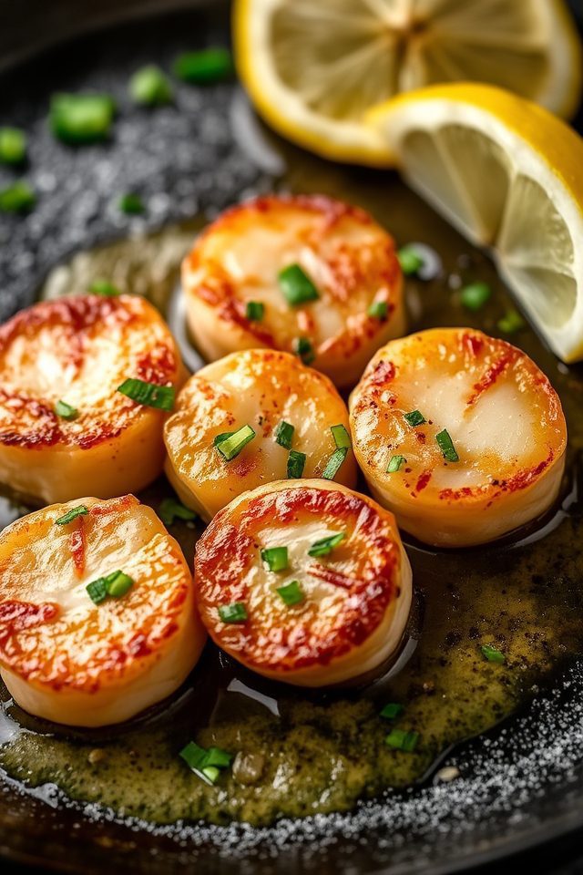 scallops with garlic butter