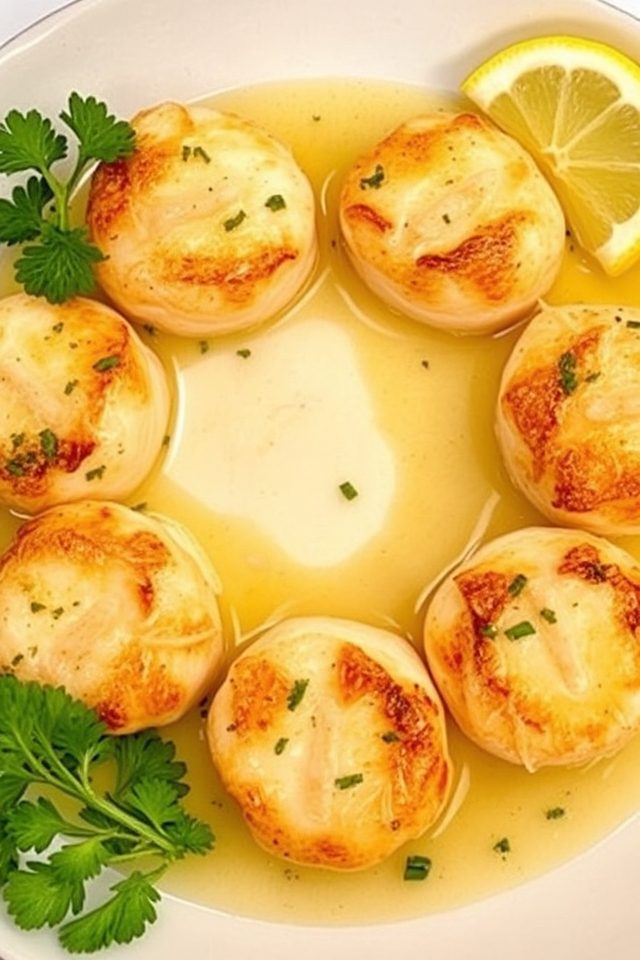 scallops with garlic butter