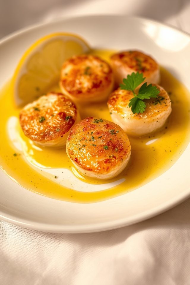 scallops with garlic butter