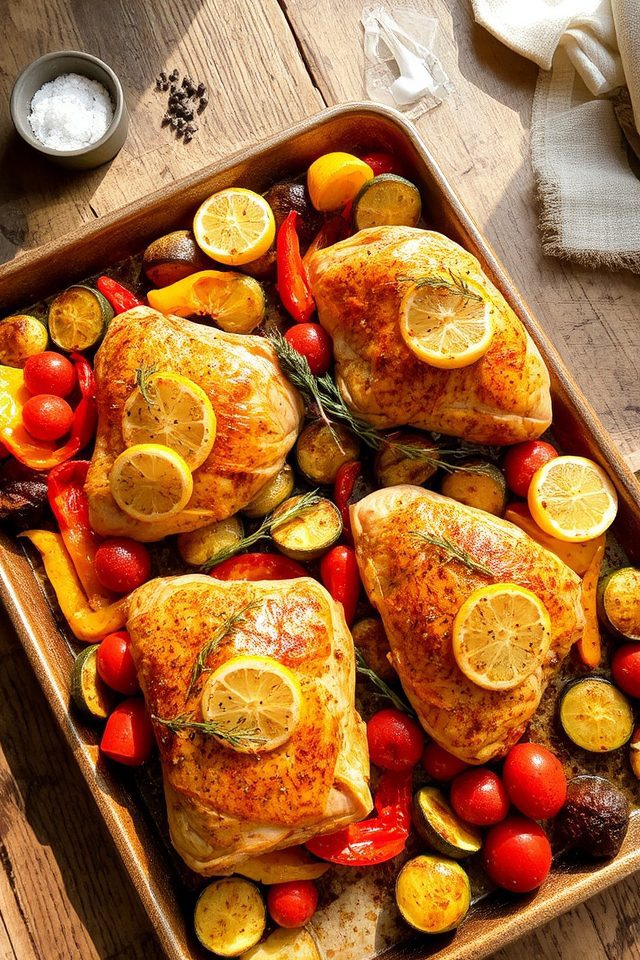 sheet pan mediterranean dinner