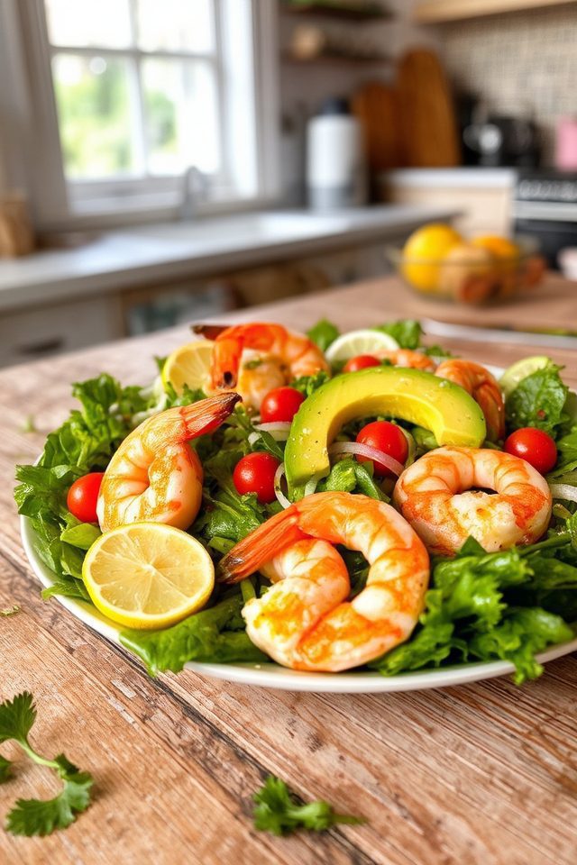 shrimp and avocado dishes