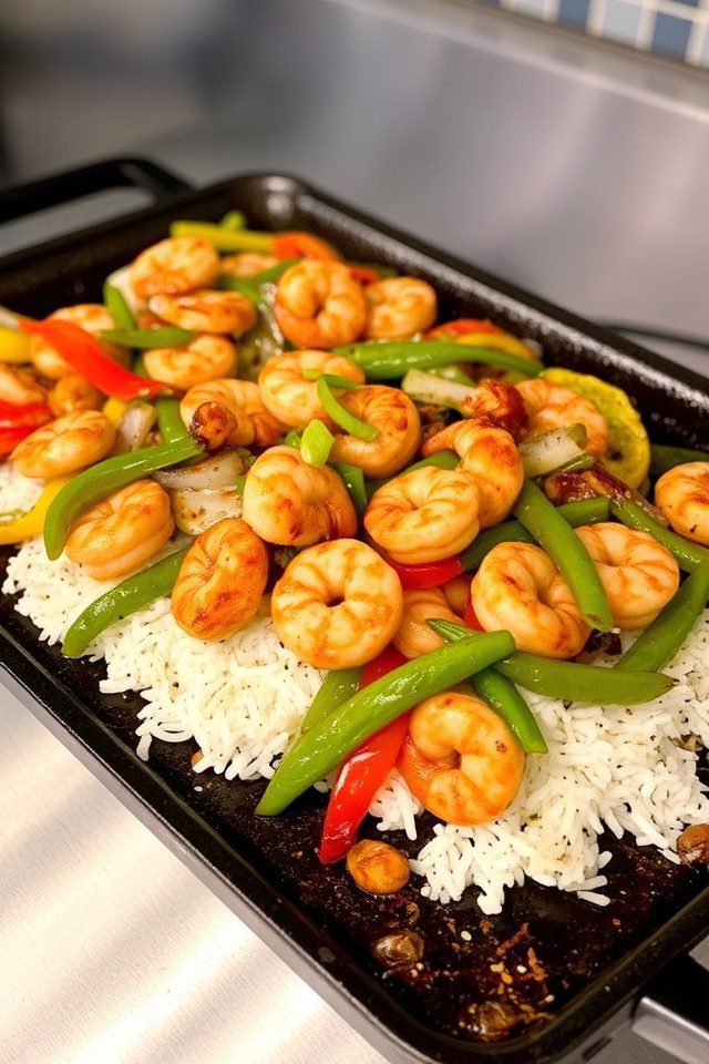 shrimp and veggie dish