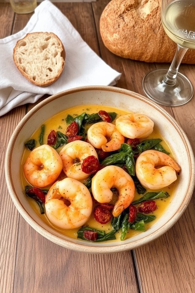 shrimp parmesan cream sauce