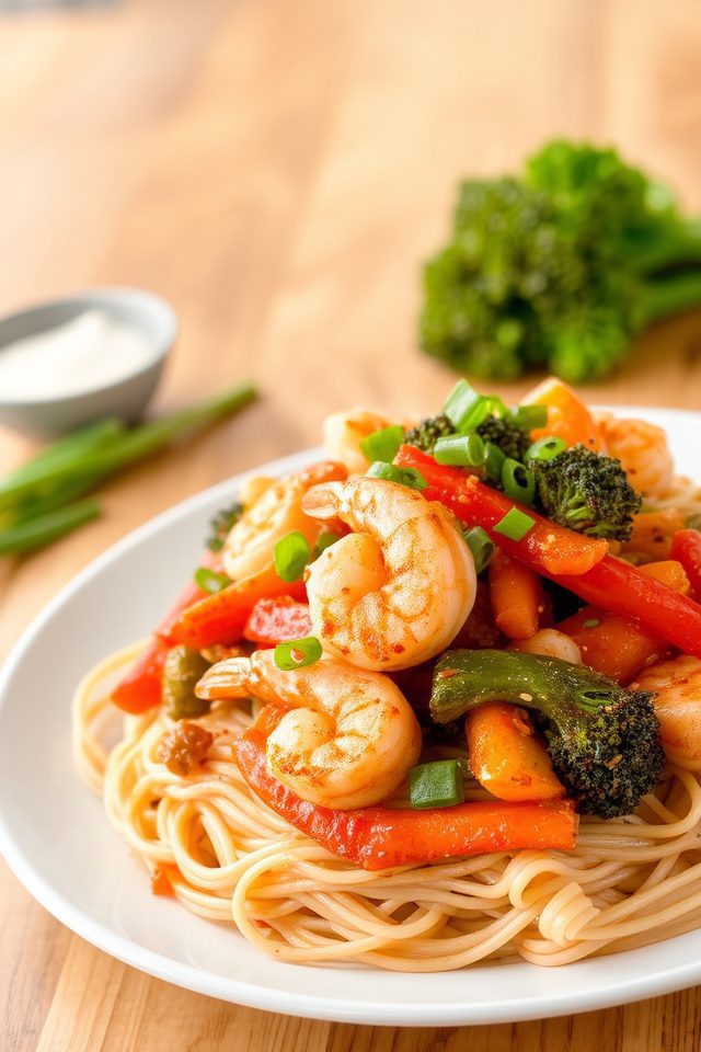 shrimp vegetable stir fry