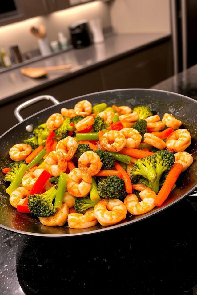 shrimp vegetable stir fry
