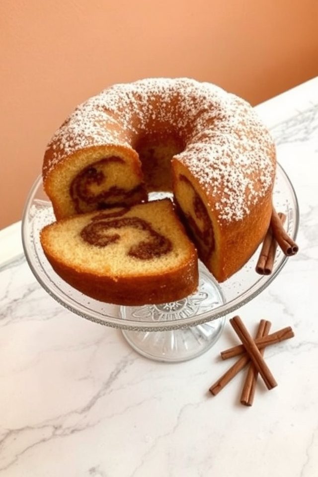 simple cinnamon swirl dessert