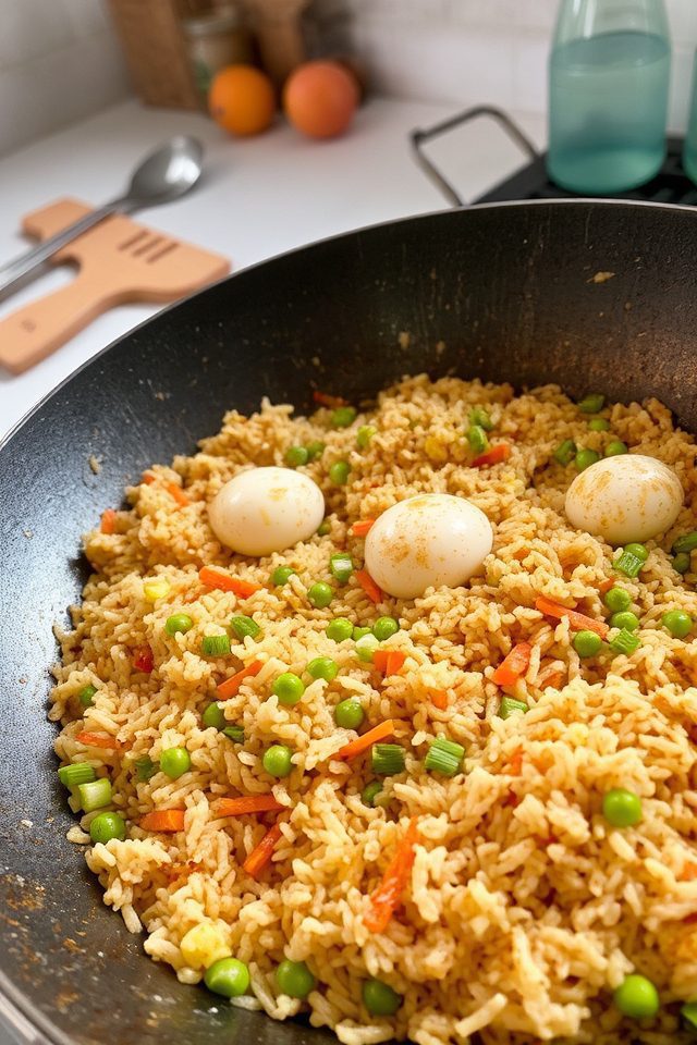 simple fried rice meal