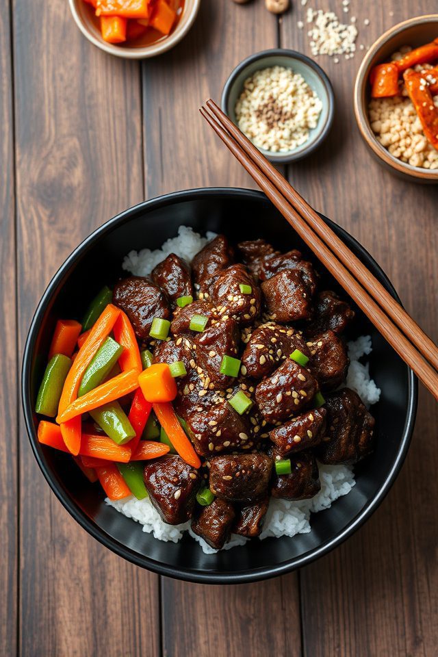 simple korean beef bowl