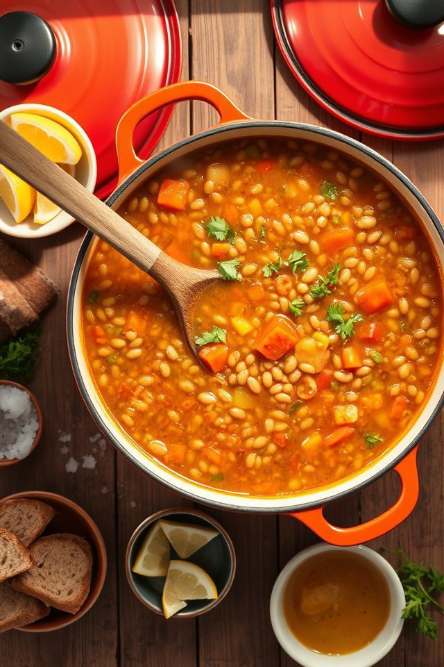 simple nutritious lentil soup