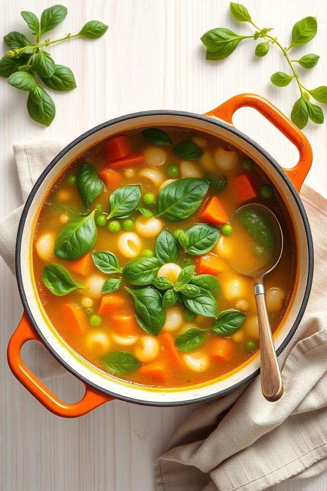 simple spring vegetable soup