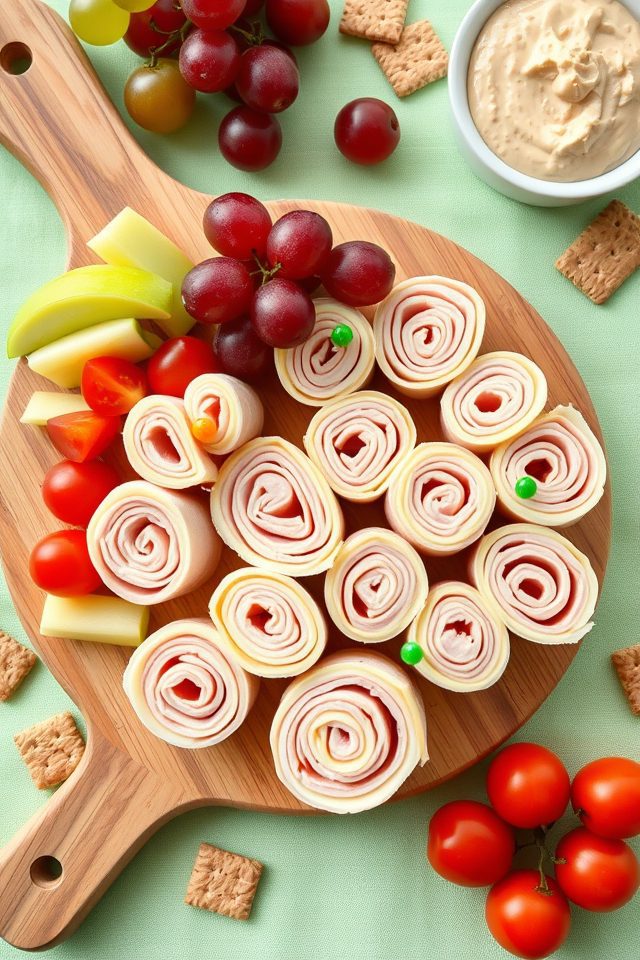simple turkey cheese snack
