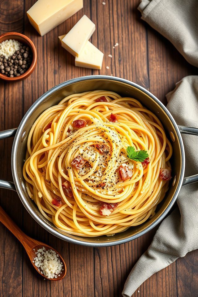 single pan pasta dish