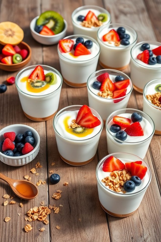 single serving yogurt containers