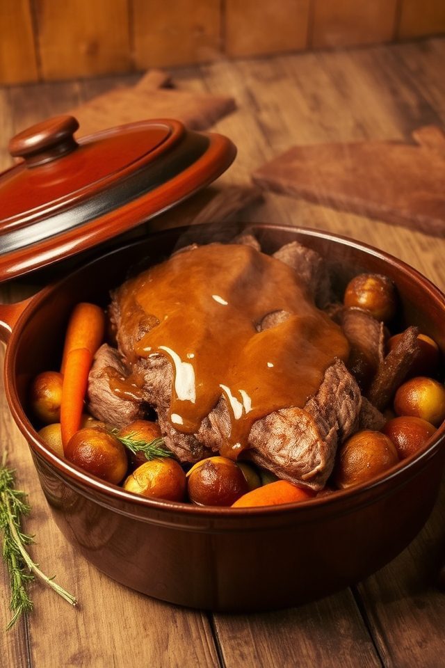 slow cooked meat dishes