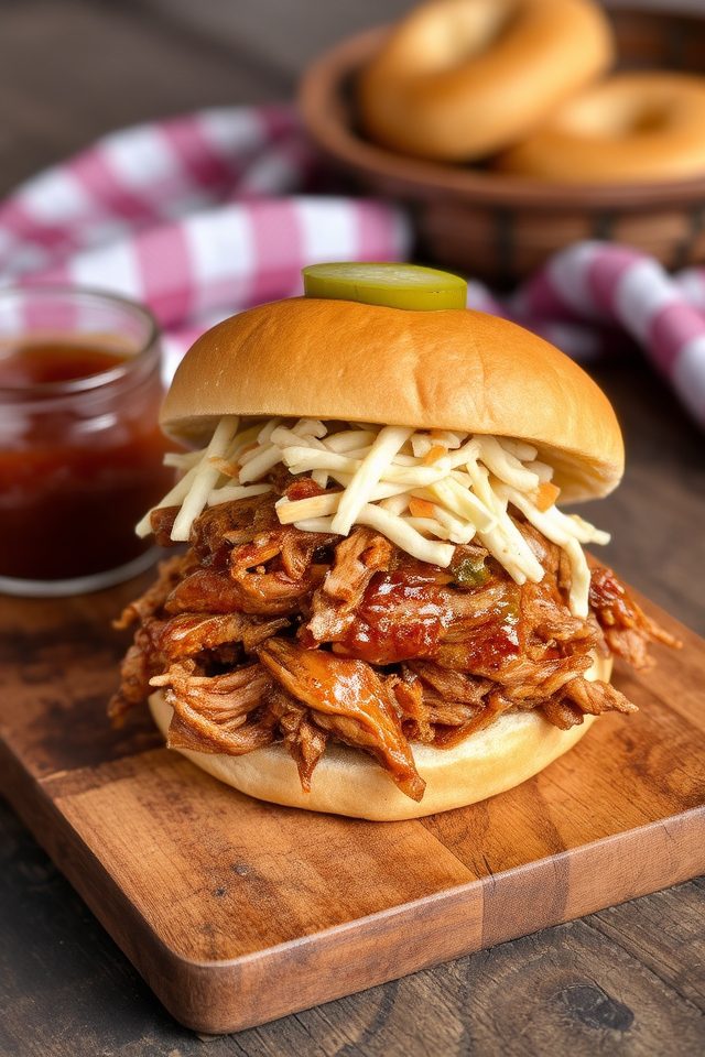 slow cooked pulled pork