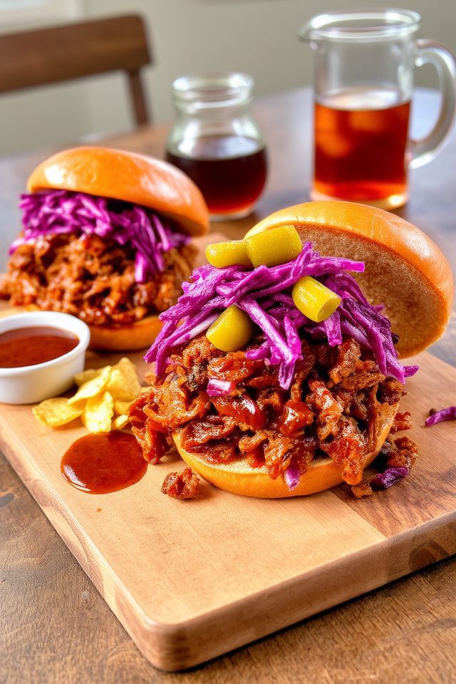 slow cooked pulled pork