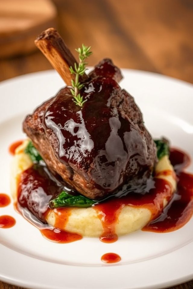 slow cooked red ribs