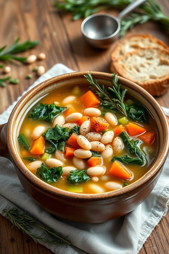 slow cooked tuscan soup