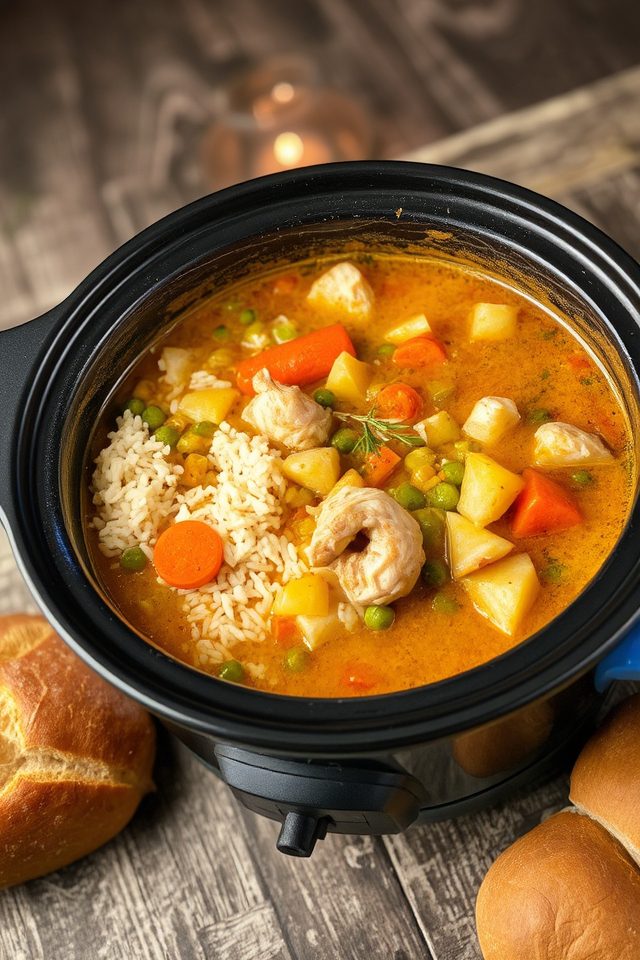 slow cooker chicken stew