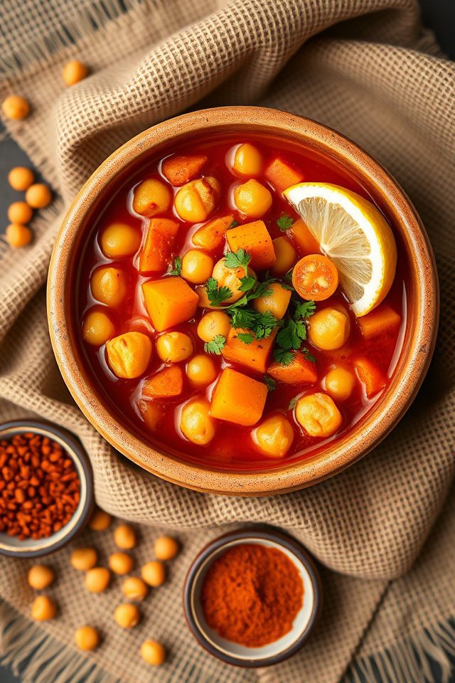 slow cooker chickpea stew