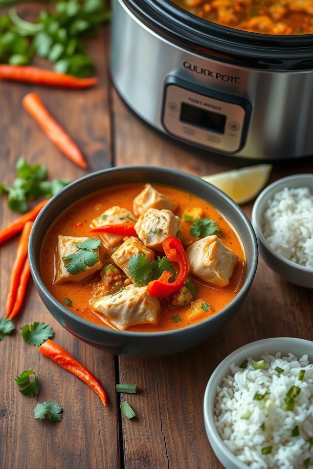 slow cooker coconut chicken