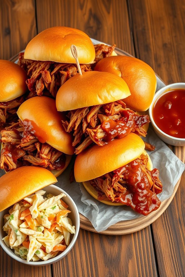 slow cooker pork sandwiches