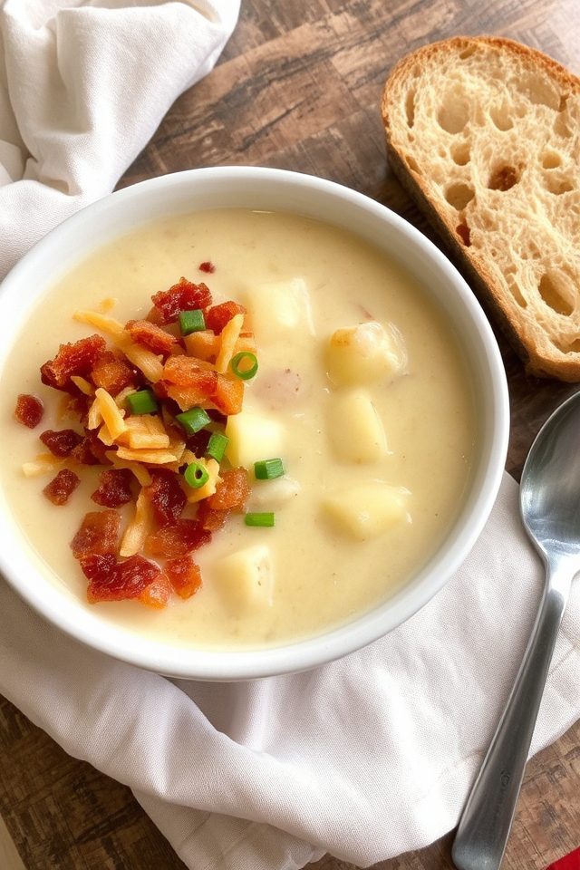 slow cooker potato soup