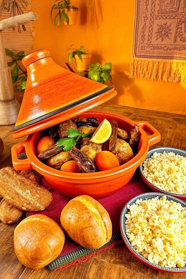 slow cooking clay pot