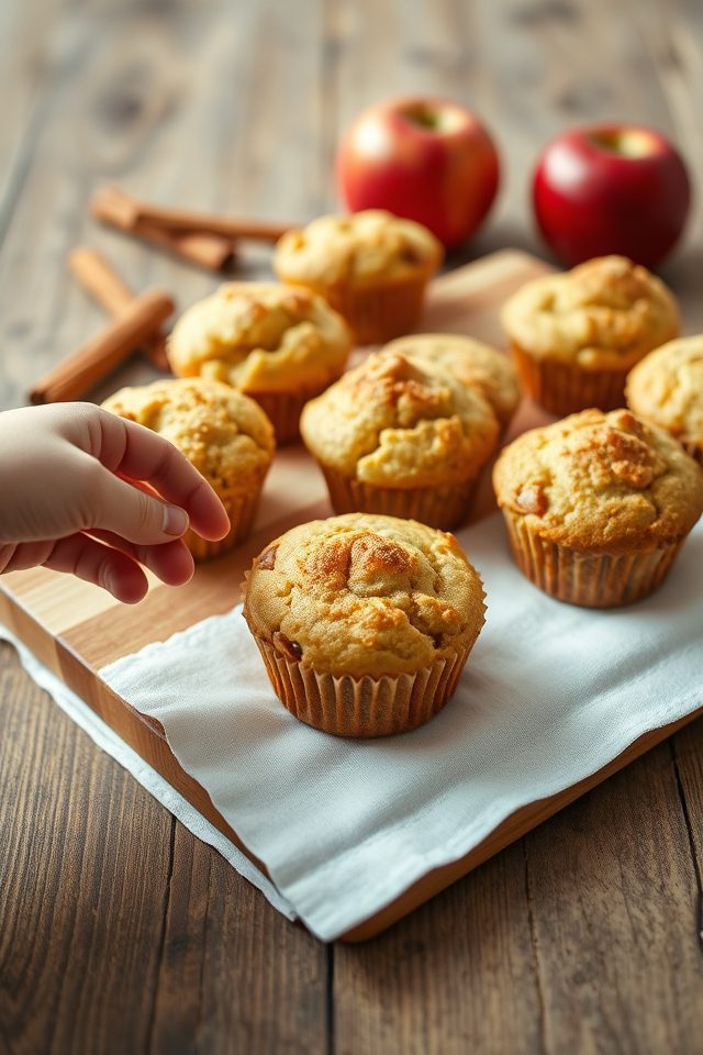 small apple cinnamon muffins