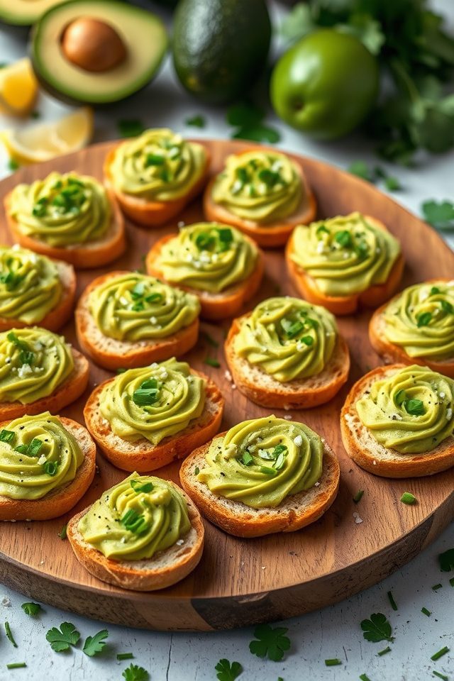 small avocado topped bread