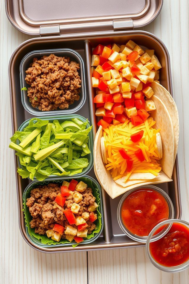 small make your own tacos