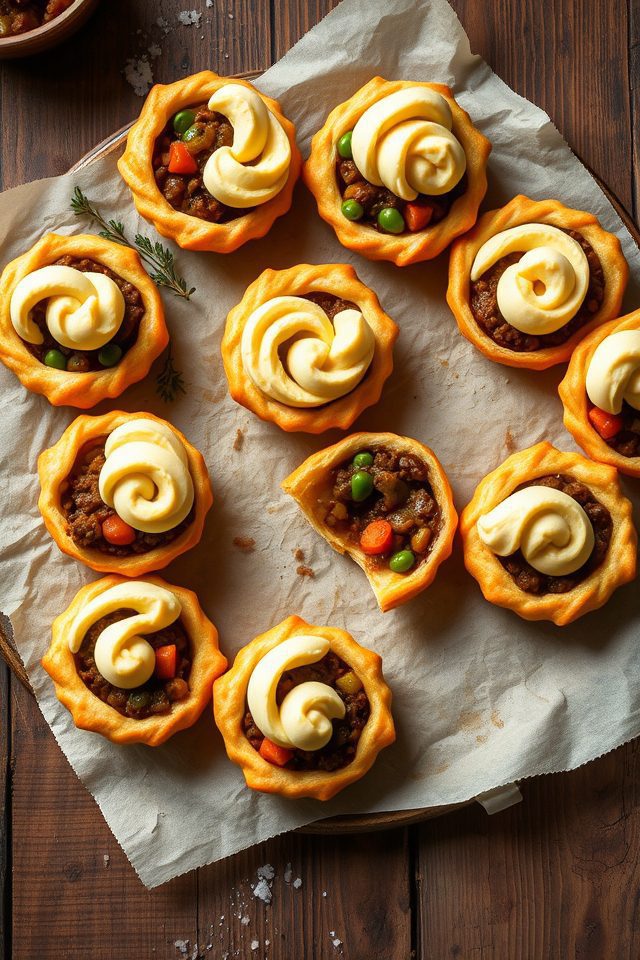 small savory meat pies