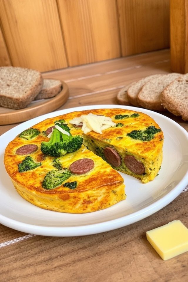 smoked sausage breakfast dish
