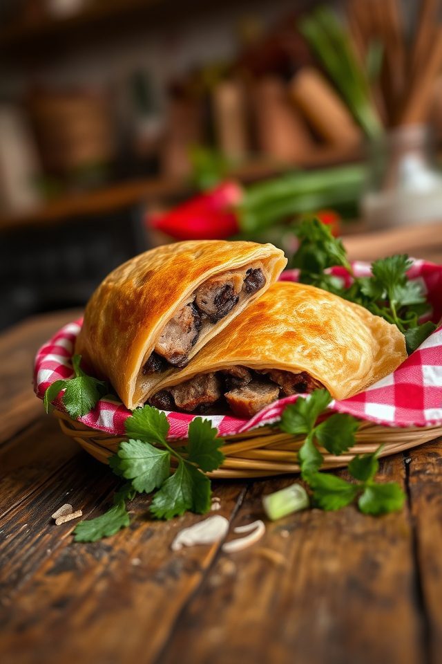 smoked sausage empanada delight