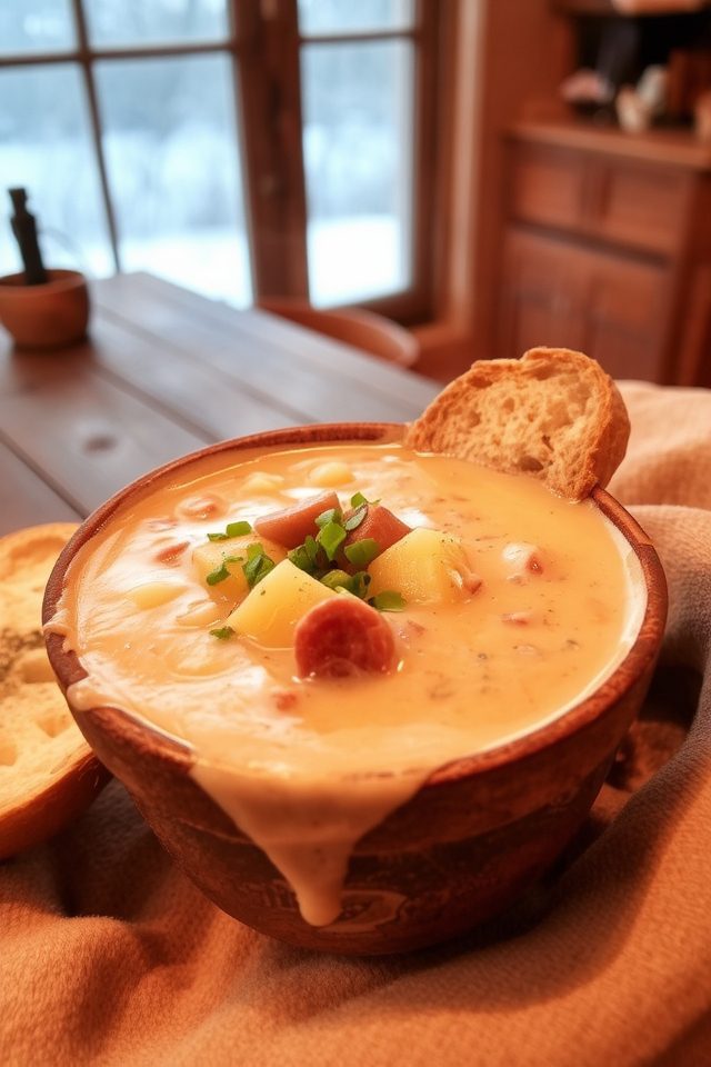 smoked sausage potato soup