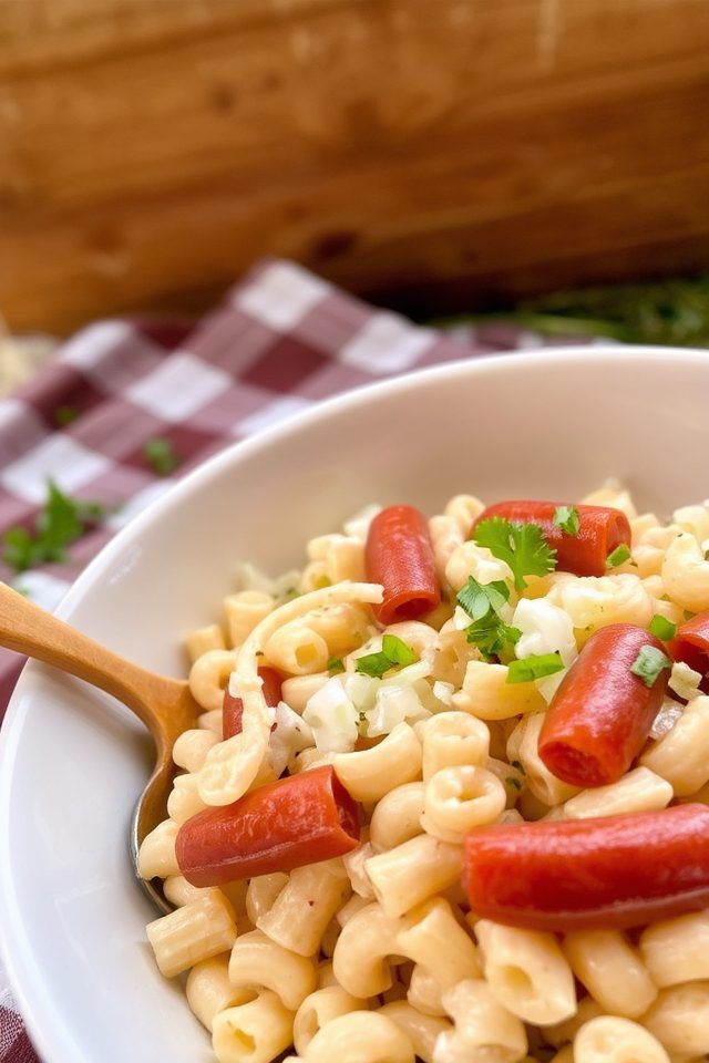 smokie macaroni picnic salad
