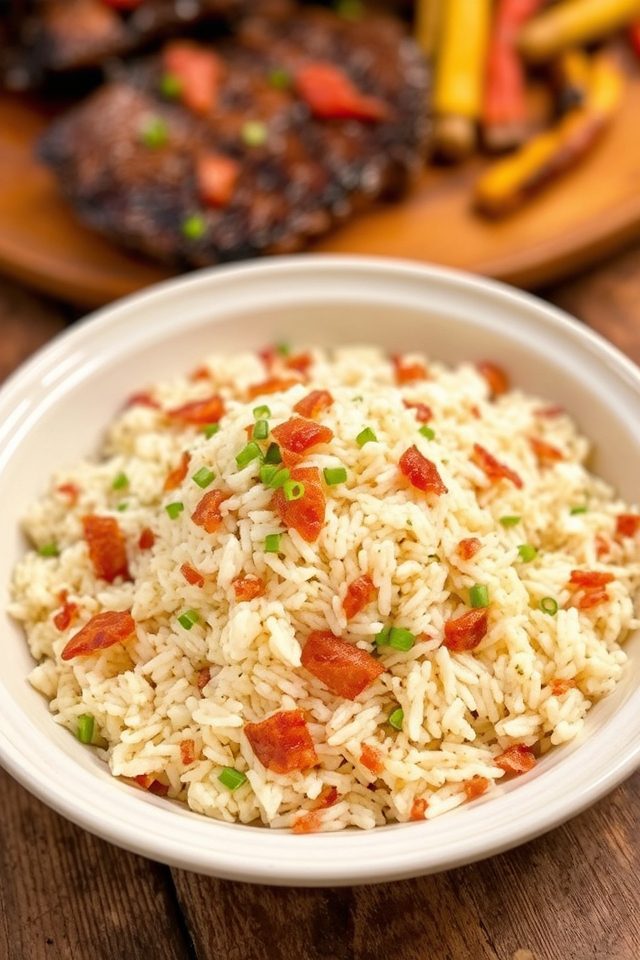 smoky bacon flavored rice