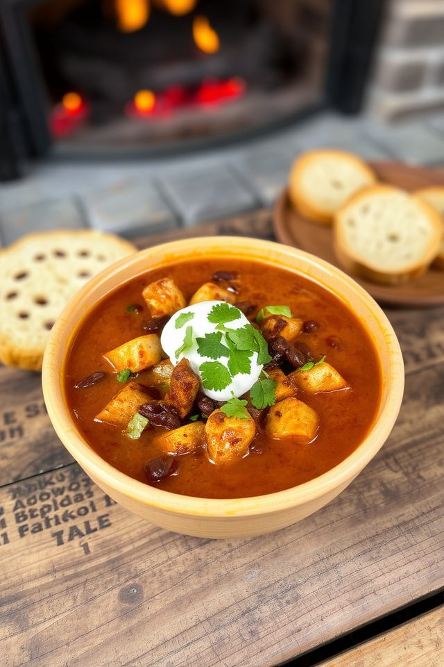 smoky black bean chili