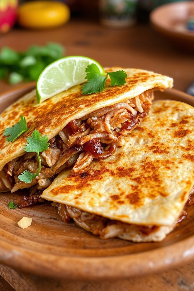 smoky chicken quesadilla flavor