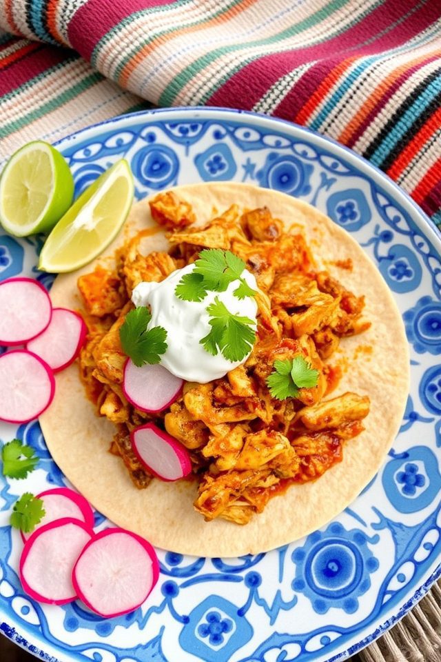 smoky chipotle chicken tacos