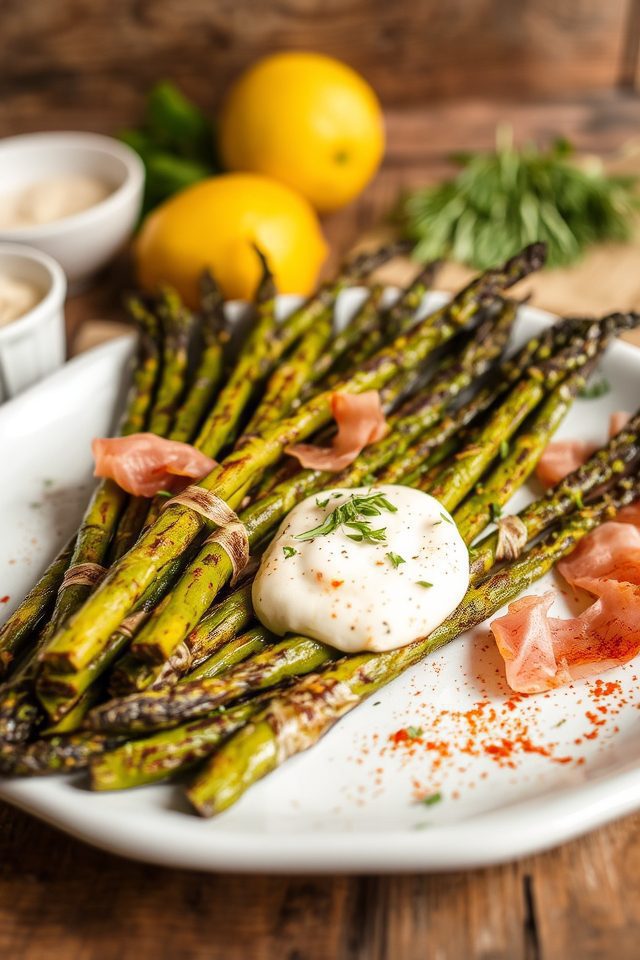 smoky chipotle grilled asparagus