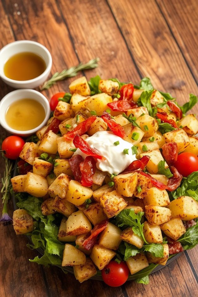 smoky grilled potato salad