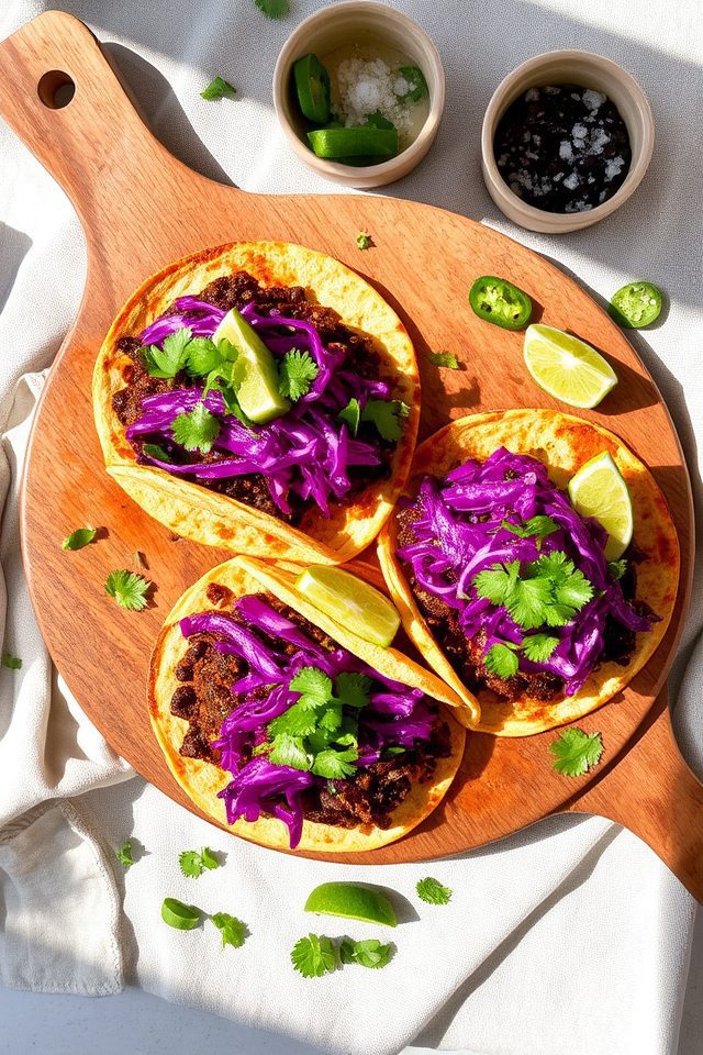 smoky protein packed vegan tacos