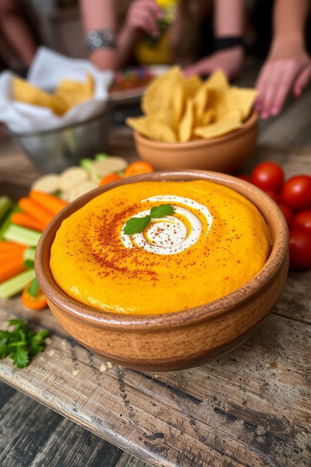smoky red pepper dip
