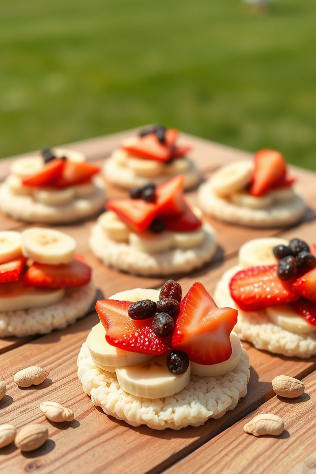 snack made with rice