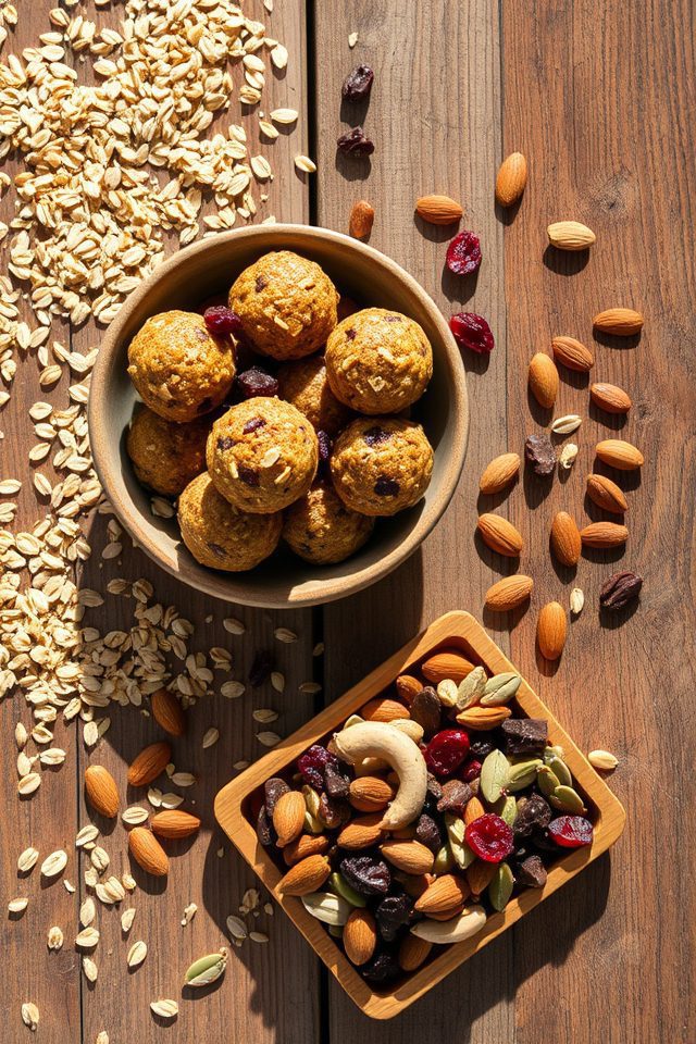 snack mix and bites