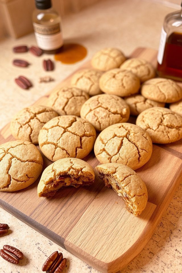 soft chewy bourbon cookies